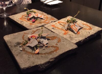 Picture of a course at Alinea